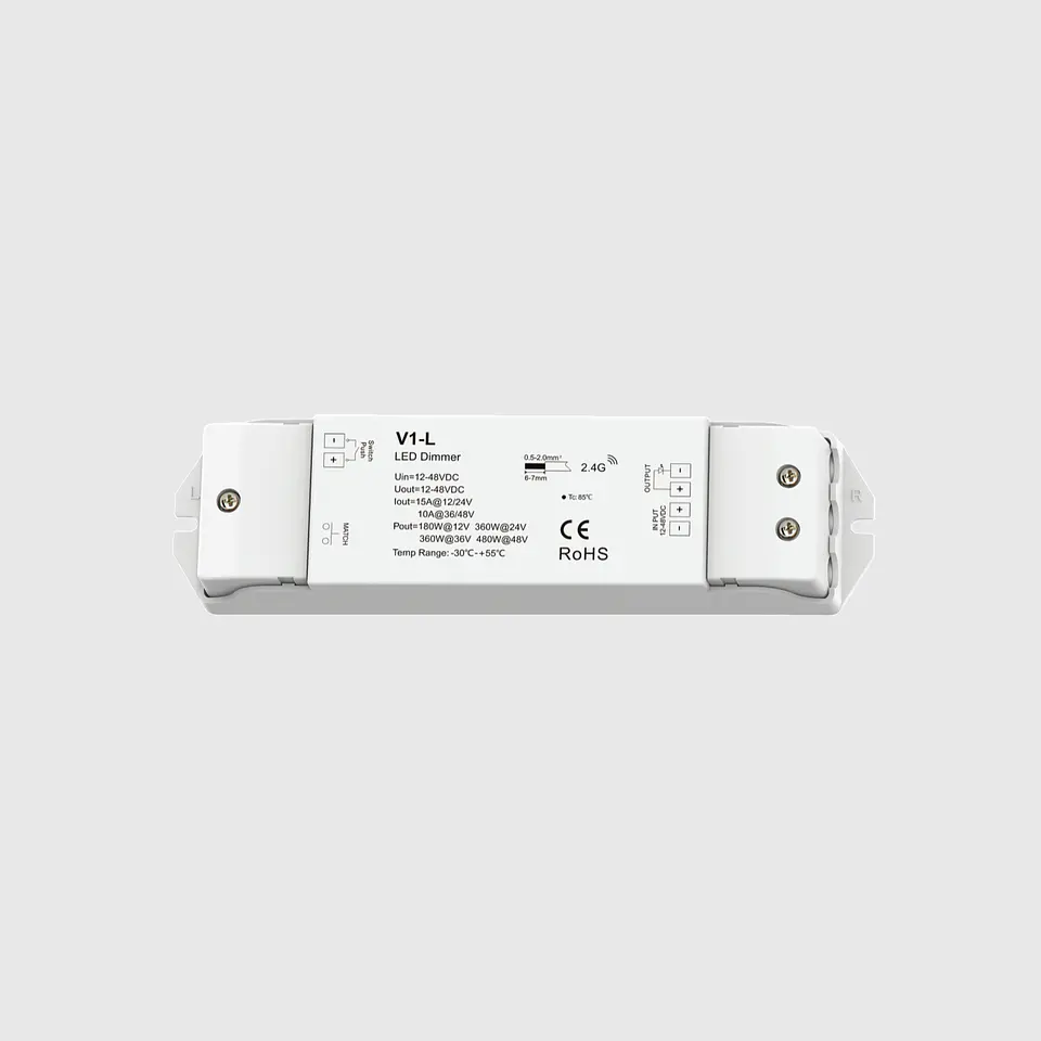 CONTROLADOR RF PARA FITA LED MONOCOLOR 12-48V 1