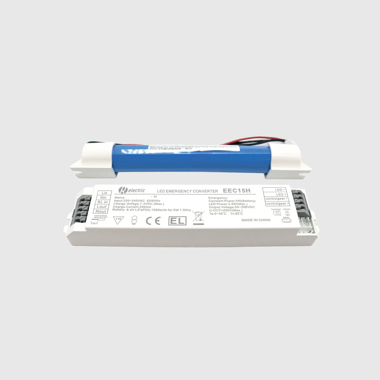 KIT DE EMERGENCIA DC50-200V EEC15H-5W-1.5H 1