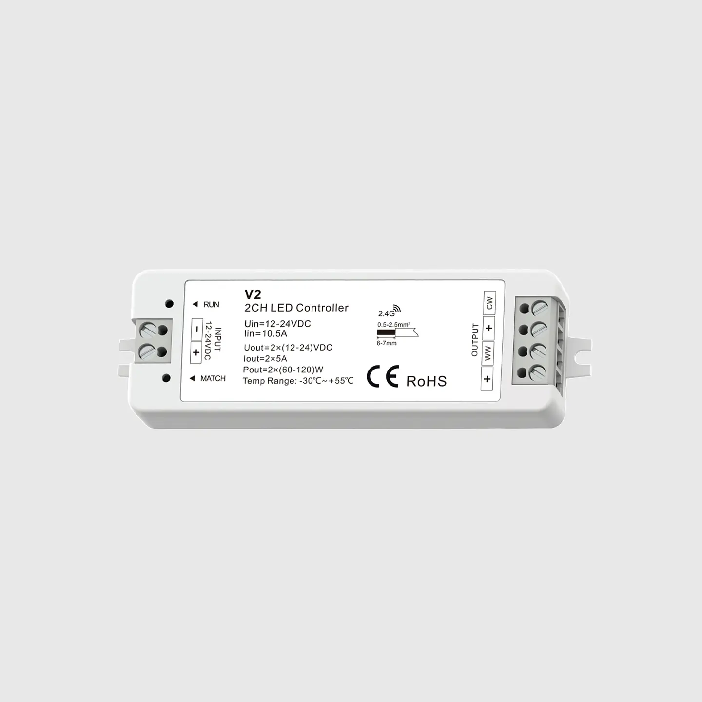 CONTROLADOR RF PARA FITA LED CCT 12-24V 1