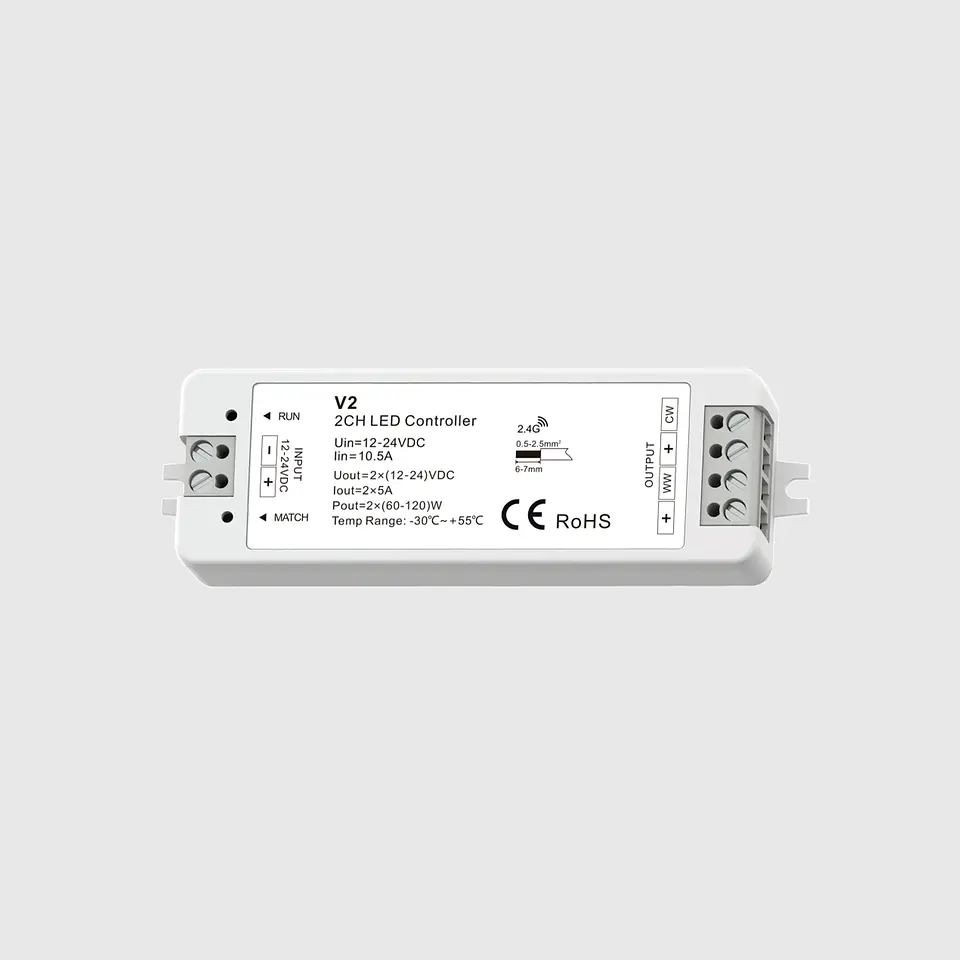 CONTROLADOR RF PARA FITA LED CCT 12-24V 1