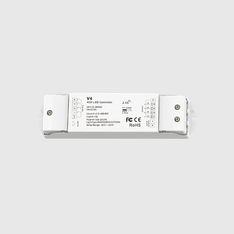 CONTROLADOR RF PARA FITA RGBW 12-48V 5A*4CH