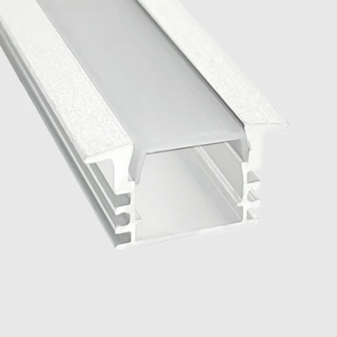 PERFIL EMBUTIR COM DIFUSOR 23.3*17*12mm BRANCO