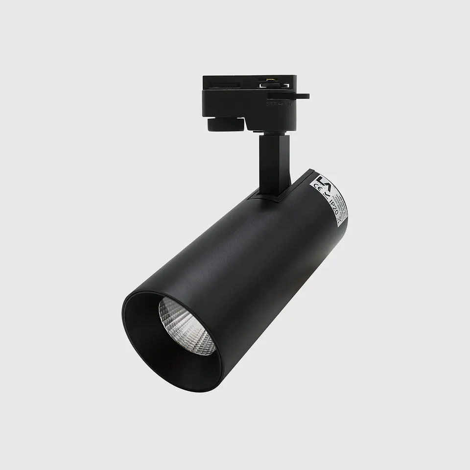 PROJETOR CALHA MONOFÁSICO PRETO 