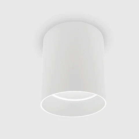 DOWNLIGHT REDONDO SALIENTE SDL04R 1*GU10 BRANCO+BRANCO