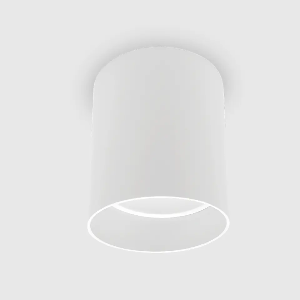 DOWNLIGHT REDONDO SALIENTE SDL04R 1*GU10 BRANCO+BRANCO 1