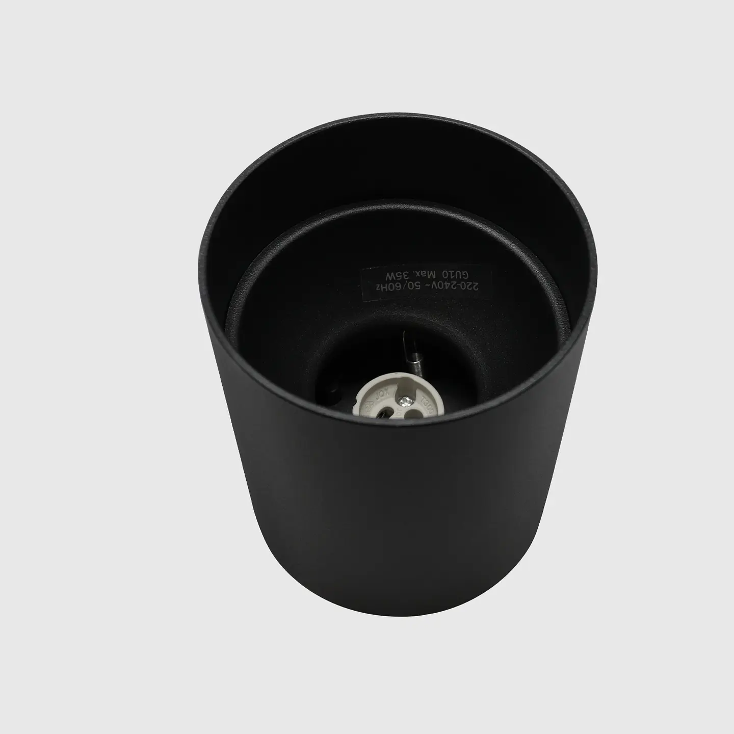 DOWNLIGHT REDONDO SALIENTE SDL04R 1*GU10 PRETO+BRANCO 3