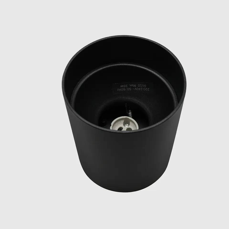 DOWNLIGHT REDONDO SALIENTE SDL04R 1*GU10 PRETO+BRANCO 3