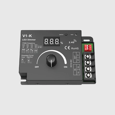 CONTROLADOR MONOCOLORRF2.4GHZ DIMÁVEL C/BOTÃO ROTATIVO