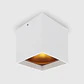 DOWNLIGHT QUADRADO SALIENTE SDL04S 1*GU10 BRANCO+OURO ROSA - Thumbnail 1