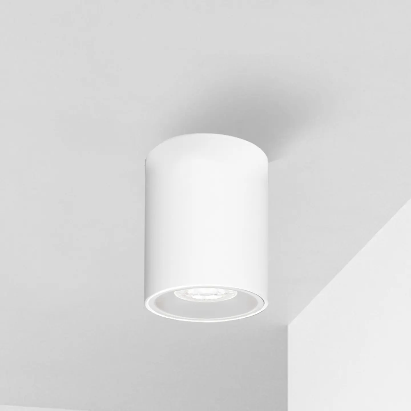 DOWNLIGHT REDONDO SALIENTE SDL04R 1*GU10 BRANCO+BRANCO 4