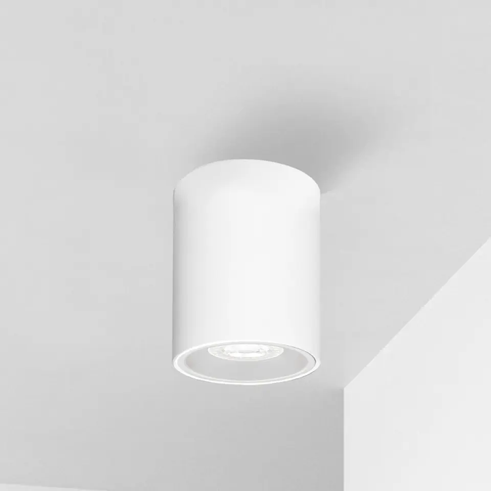 DOWNLIGHT REDONDO SALIENTE SDL04R 1*GU10 BRANCO+BRANCO 4