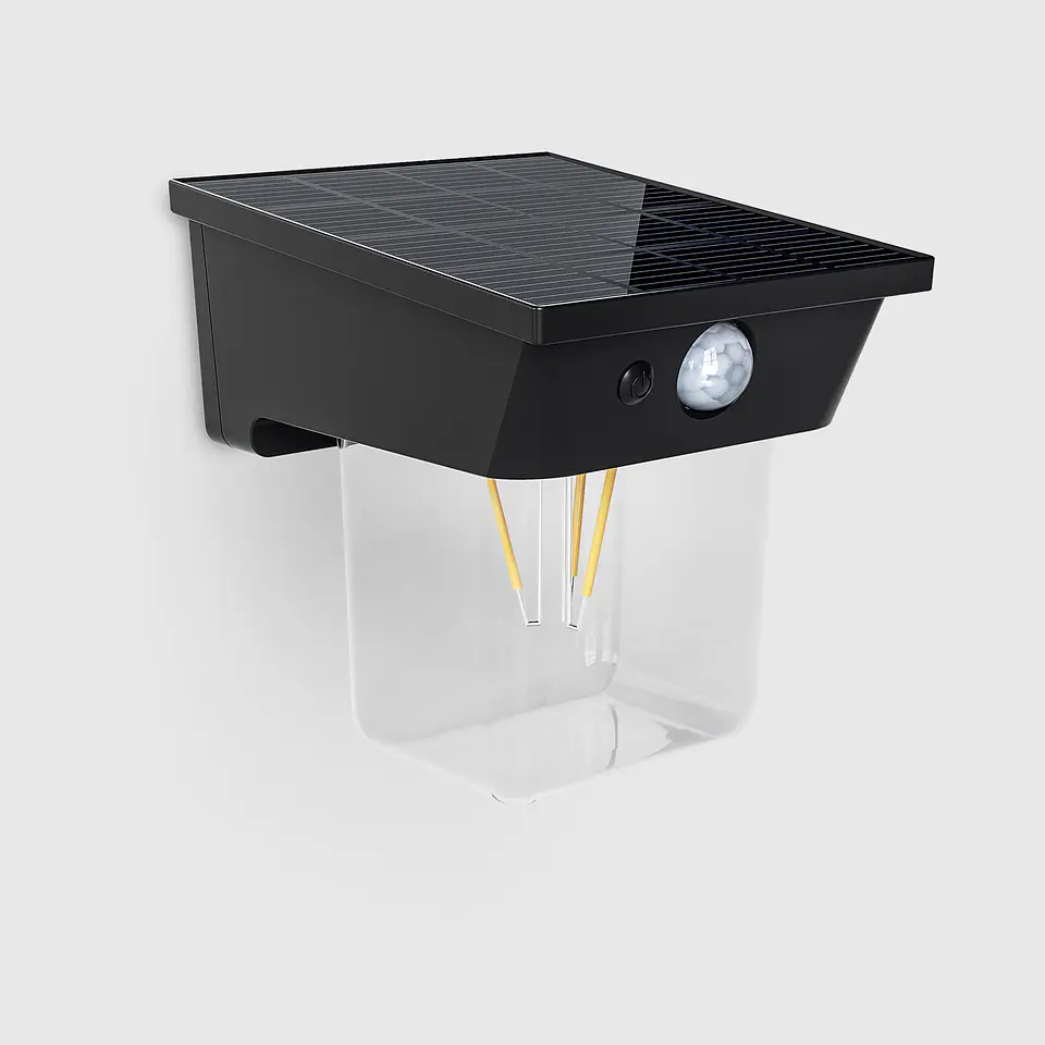 APLIQUE LED SOLAR C/SENSOR 1.2W 2700K 1