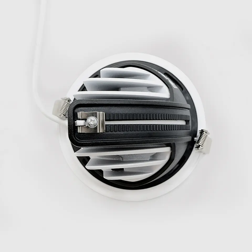 DOWNLIGHT REDONDO BRANCO ORIENTÁVEL 