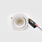 DOWNLIGHT REDONDO BRANCO ORIENTÁVEL 