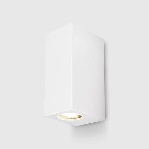 APLIQUE DE PAREDE ABS+PC 2*GU10 IP65 BRANCO