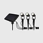 KIT DE 3 PROJETORES DE ESPETO LED E PLACA SOLAR 3*1W 3CCT - Thumbnail 1