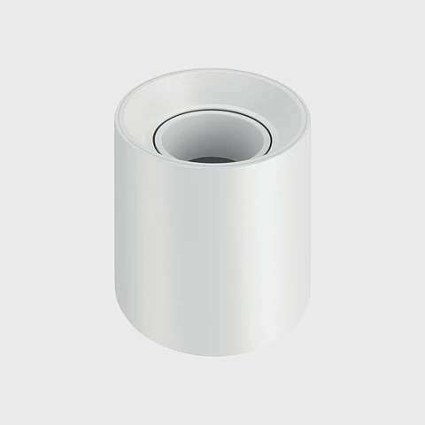 APLIQUE DE TETO GU10 REDONDO PC BRANCO