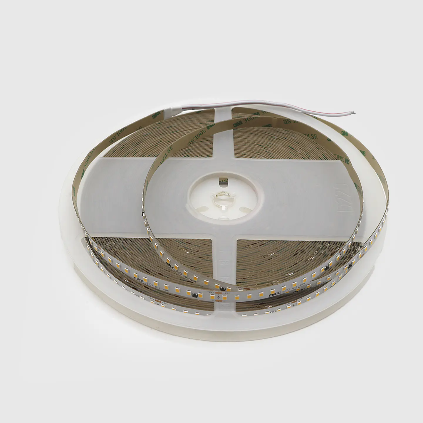 FITA LED 2835 144D LIGAÇÃO 20 MT S/ QUEDA INTENSIDADE IP20 24V 12W 3000K 3