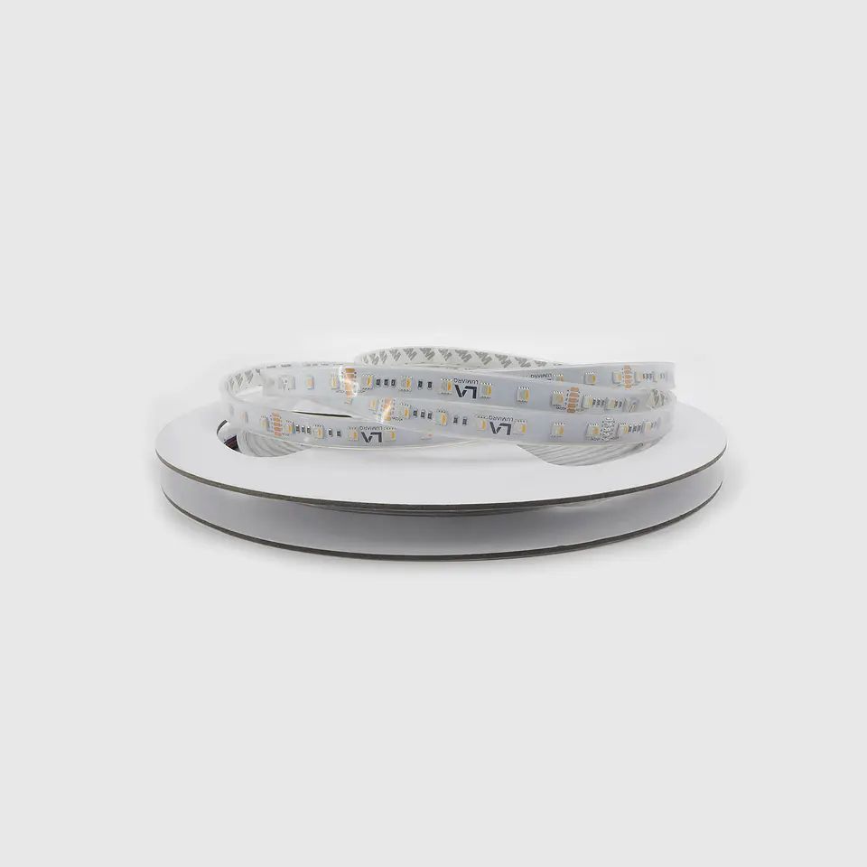 FITA LED 5050 60SMD IP65 24V 19.2W RGB+2700K ROLO 10M 2
