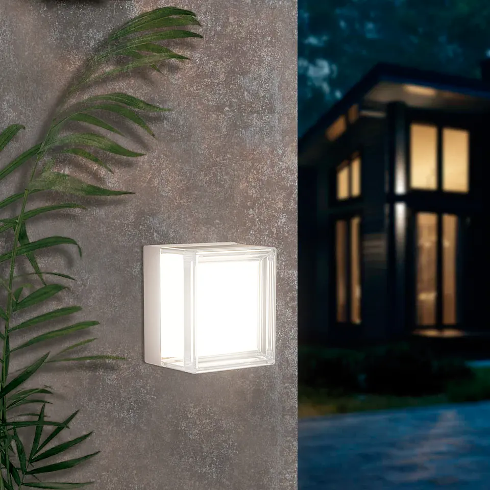APLIQUE LED DE PAREDE QUADRADO 9W 3CCT 3