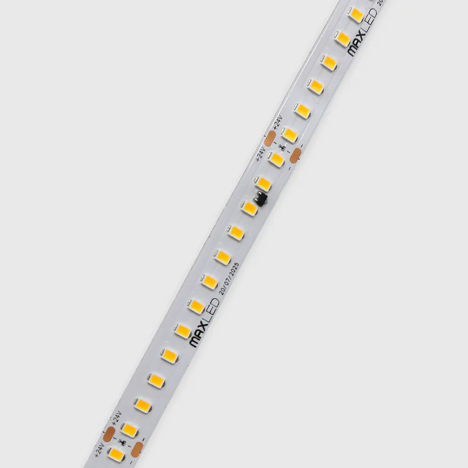FITA LED 2835 144D LIGAÇÃO 20 MT S/ QUEDA INTENSIDADE IP20 24V 12W 6000K 4