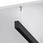 CALHA MAGNÉTICA SUSPENSA PRETO COM 2M - Thumbnail 4
