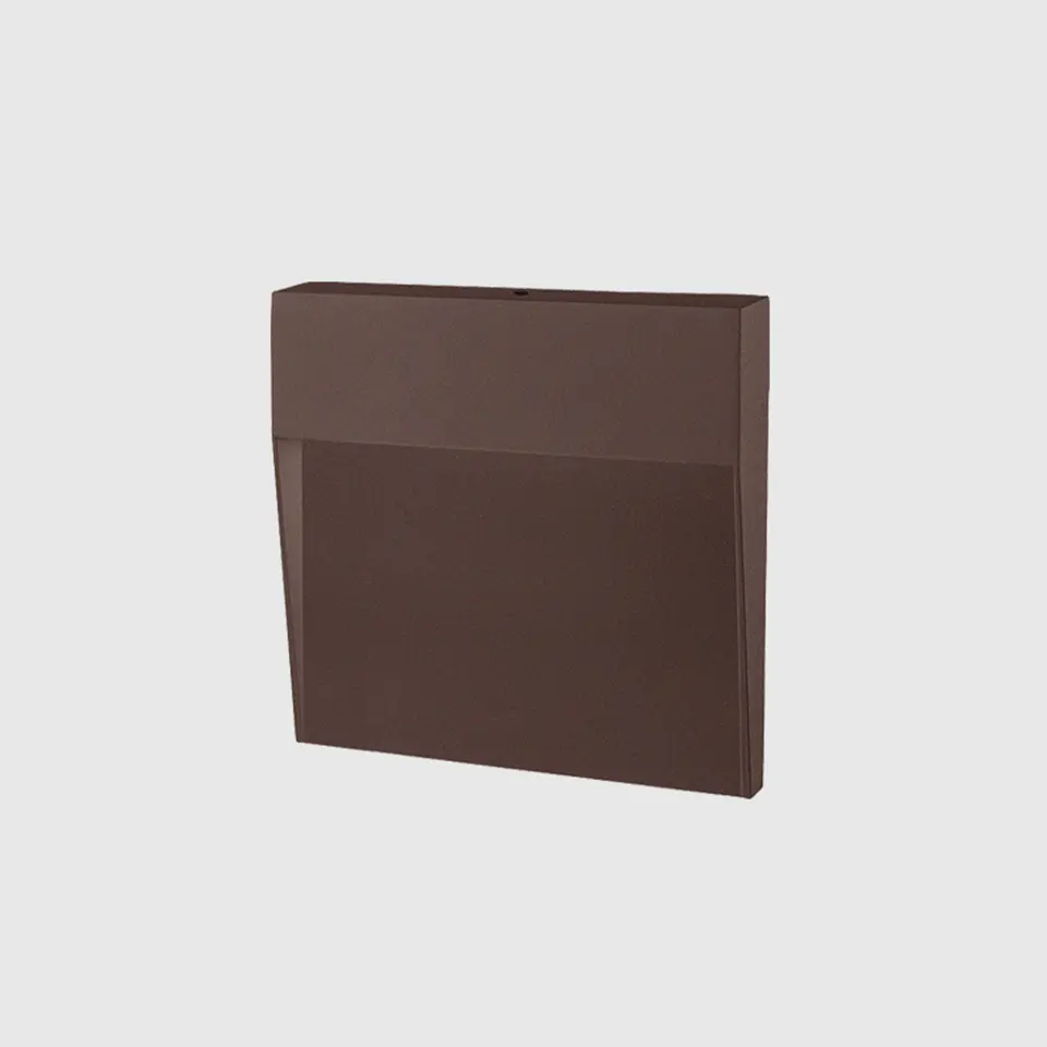 APLIQUE LED PAREDE QUADRADO CORTEN 3W 3CCT 1