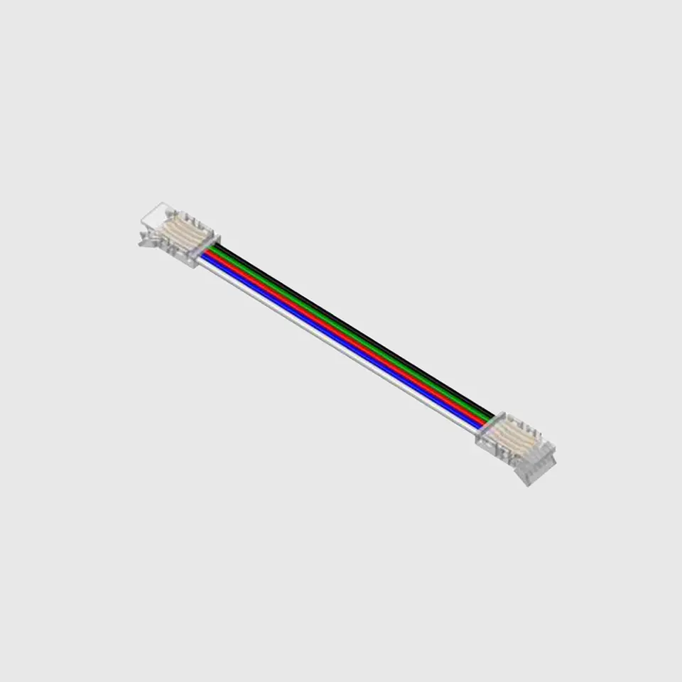 CONECTOR DUPLO PARA FITA LED COB RGB 10MM 2