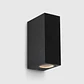 LED APLIQUE PAREDE PRETO IP54 P/GU10 2* JKF496-2 - Thumbnail 1