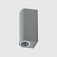 LED APLIQUE PAREDE CINZA IP54 P/GU10 2* JKF495-2 - Thumbnail 2