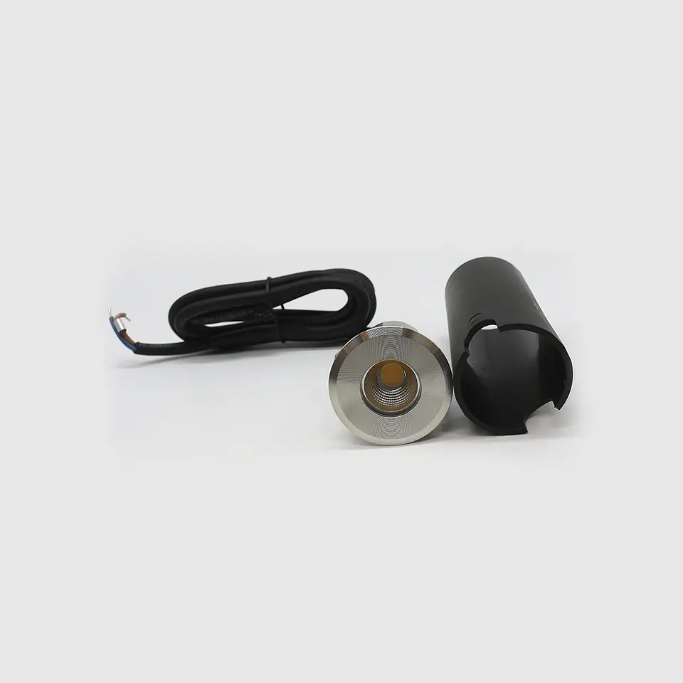 PROJETOR DE CHÃO REDONDO 3W 2700K 12V IP67 2