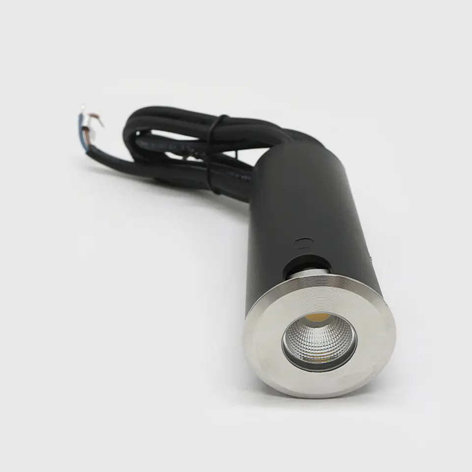 PROJETOR DE CHÃO REDONDO 3W 2700K 12V IP67 4