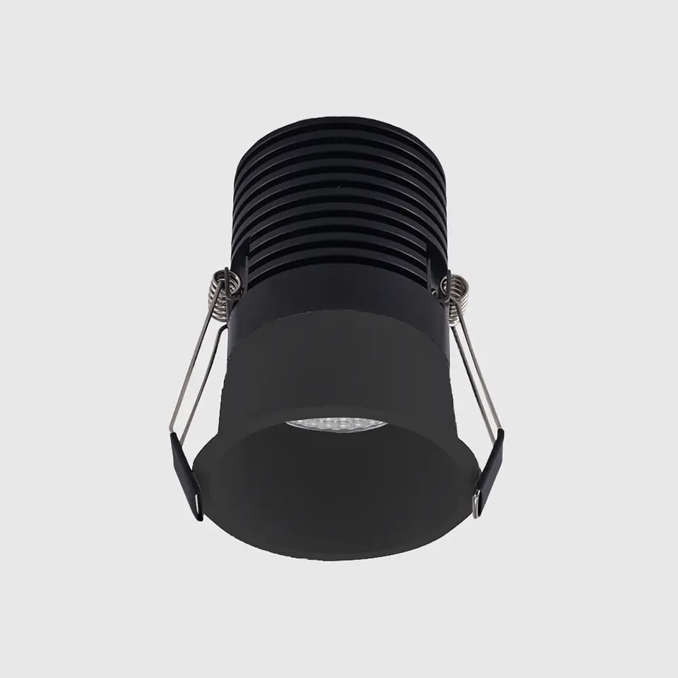 DOWNLIGHT LED COB PRETO 6W 3CCT 3