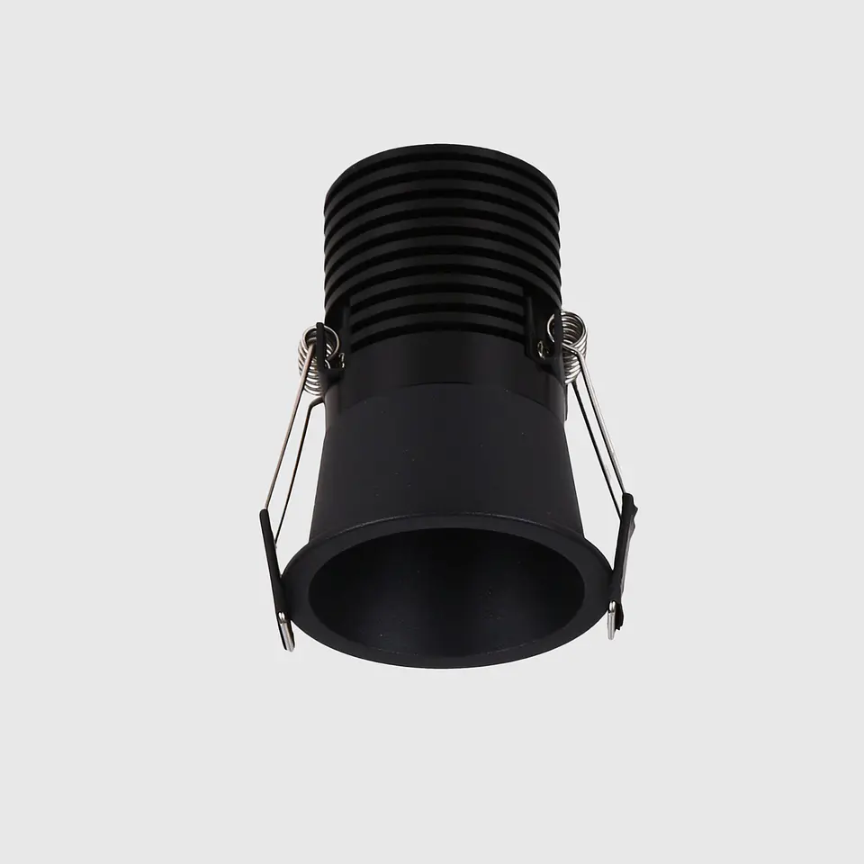 DOWNLIGHT LED COB PRETO 6W 3CCT 4