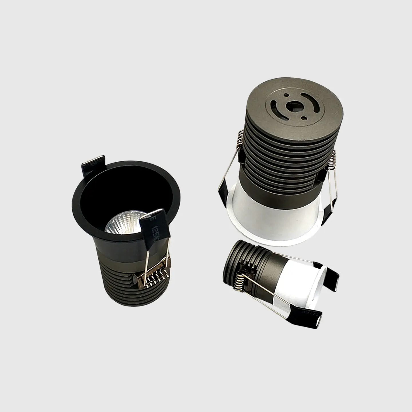 DOWNLIGHT LED COB PRETO 6W 3CCT 5