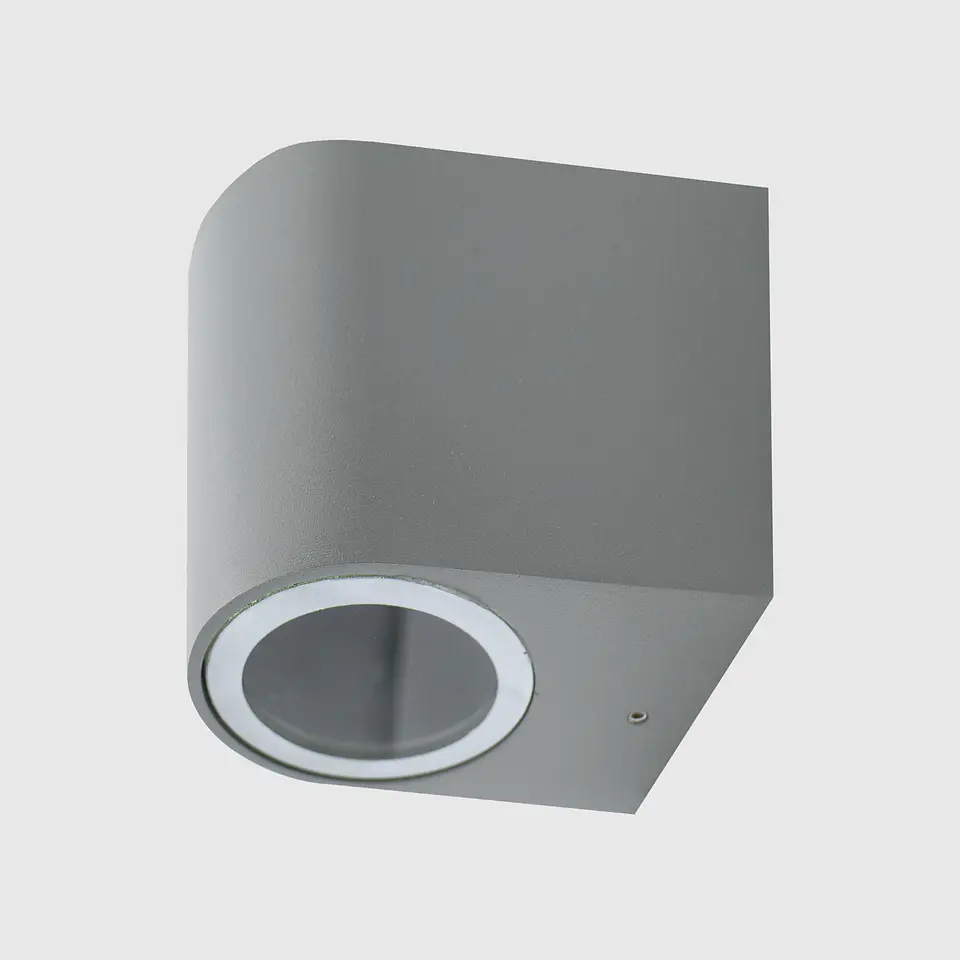 LED APLIQUE PAREDE CINZA IP54 P/GU10 1* JKF495-1 2