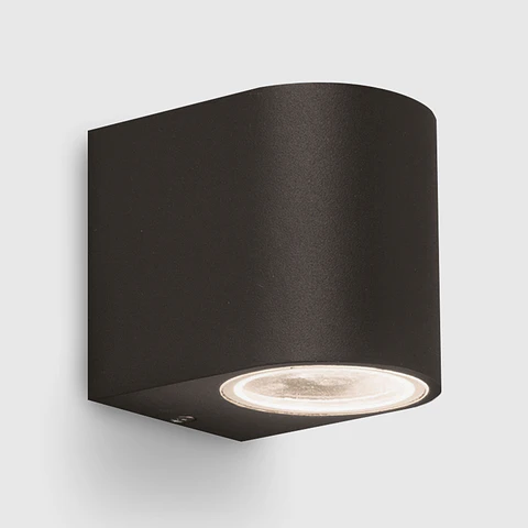 LED APLIQUE PAREDE PRETO IP54 P/GU10 1* JKF495-1