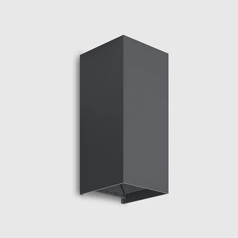 APLIQUE LED PAREDE RETANGULAR ÂNGULO ANJUSTÁVEL ANTRACITE 2X5W 3CCT