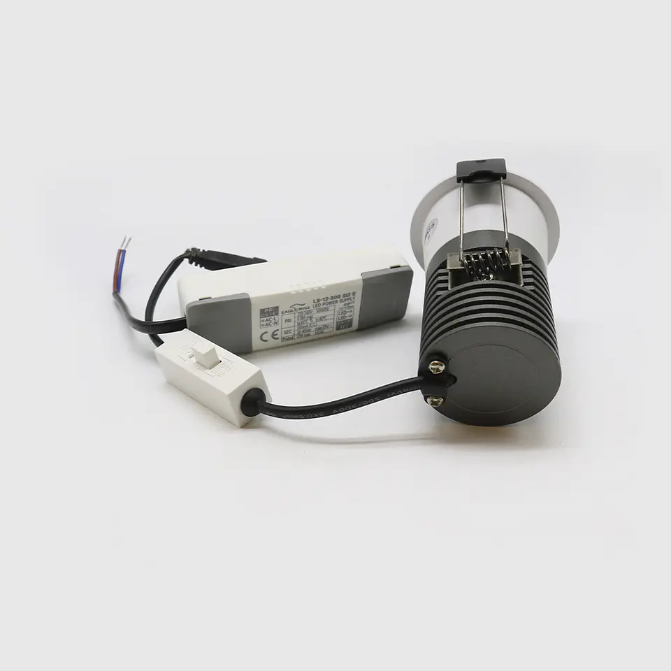 DOWNLIGHT LED COB BRANCO 6W 3CCT 6