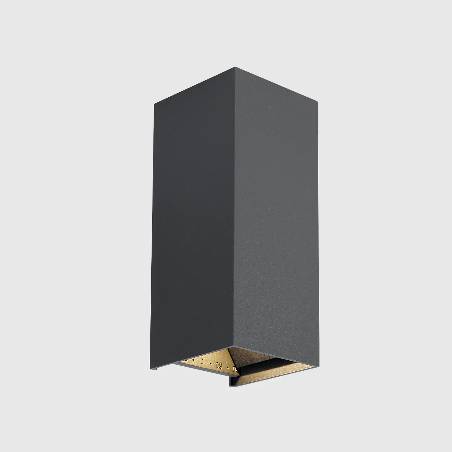 APLIQUE LED PAREDE RETANGULAR ÂNGULO ANJUSTÁVEL ANTRACITE 2X5W 3CCT 2