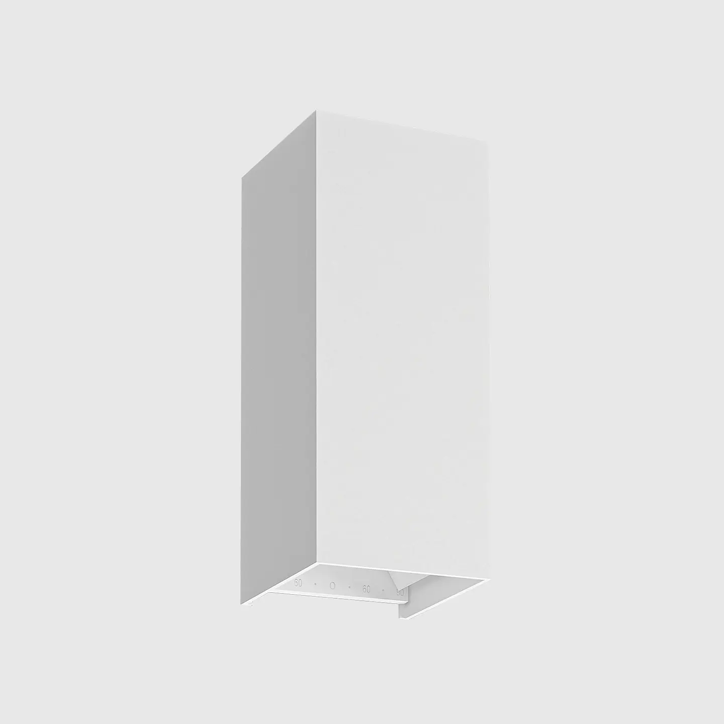 APLIQUE LED PAREDE RETANGULAR ÂNGULO ANJUSTÁVEL  BRANCO 2X5W 3CCT 1