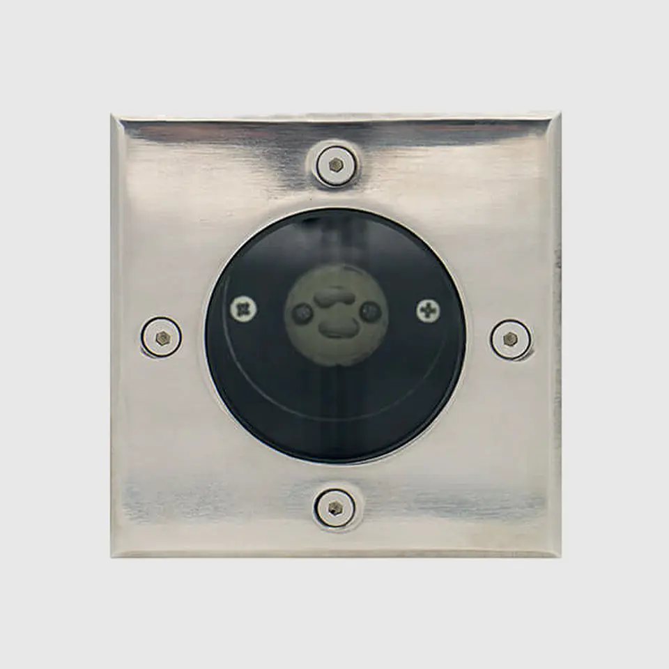 PROJETOR DE CHÃO IP65 QUADRADO P/ LAMPADA GU10 2