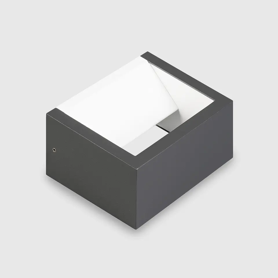 APLIQUE LED DE PAREDE ANTRACITE 9W 3CCT LUZ INDIRETA 1