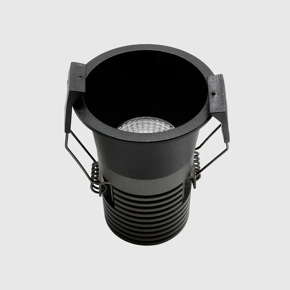 DOWNLIGHT LED COB PRETO 18W 3CCT 8