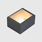 APLIQUE LED DE PAREDE ANTRACITE 9W 3CCT LUZ INDIRETA - Thumbnail 2