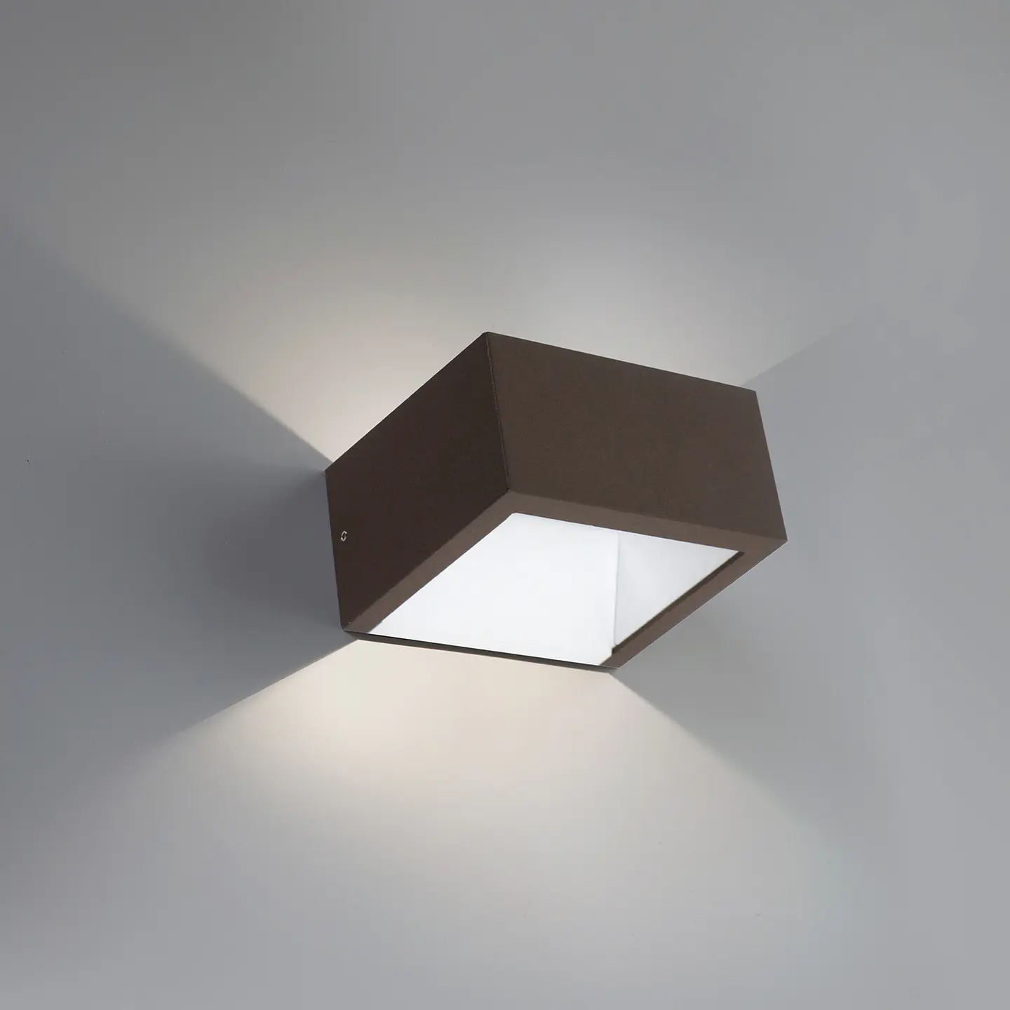 APLIQUE LED DE PAREDE CORTEN 9W 3CCT LUZ INDIRETA 3