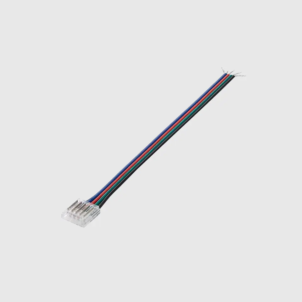 Conector 5 Pinos 12mm de PCB para cabo  RGBW IP20 3