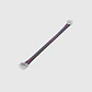 Conector 5 Pinos 12mm de PCB para PCB com cabo RGBW IP20 - Thumbnail 3