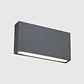APLIQUE LED DE PAREDE ANTRANCITE 2X5W 3CCT ILUMINAÇÃO BILATERAL - Thumbnail 2
