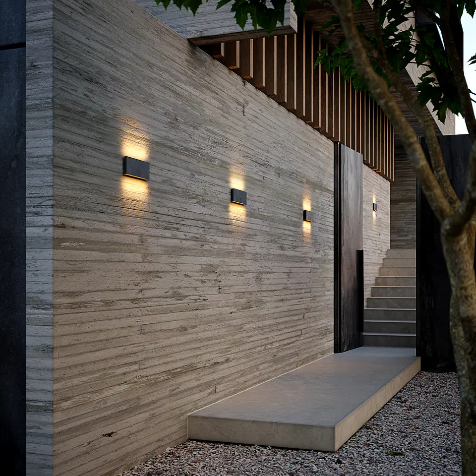 APLIQUE LED DE PAREDE ANTRANCITE 2X5W 3CCT ILUMINAÇÃO BILATERAL 3
